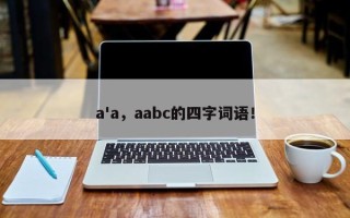 a'a，aabc的四字词语！