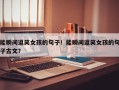能瞬间逗笑女孩的句子！能瞬间逗笑女孩的句子古文？