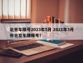 北京车限号2023年5月 2021年3月份北京车牌限号？