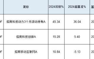 招商基金张林2024业绩首尾相差34%，持仓相似收益差距很大！招商移动互联网基金风格漂移，1只互联网股都没有