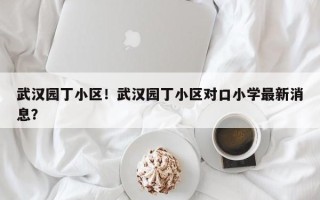 武汉园丁小区！武汉园丁小区对口小学最新消息？