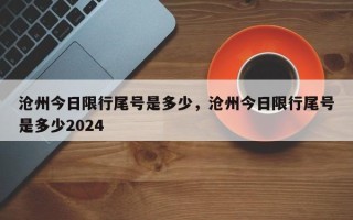 沧州今日限行尾号是多少，沧州今日限行尾号是多少2024