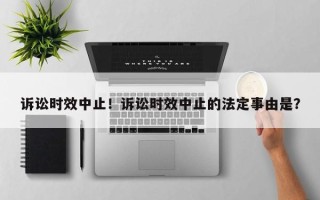 诉讼时效中止！诉讼时效中止的法定事由是？