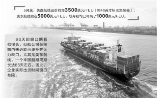 出货量激增带动运价跳涨 外贸企业接新订单趋谨慎