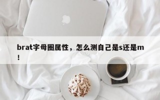 brat字母圈属性，怎么测自己是s还是m！