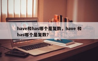 have和has哪个是复数，have 和has哪个是复数？