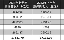 五大上市险企上半年共揽保费1.76万亿元