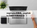 vegetable可数吗，vegetables可数不可数的区分！？