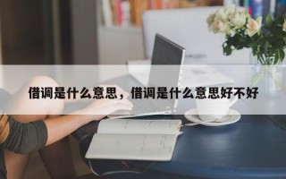 借调是什么意思，借调是什么意思好不好