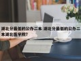 湖北分最低的公办二本 湖北分最低的公办二本湖北医学院？