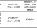 华侨银行被罚180万元：转嫁成本、存贷挂钩、同业业务未实行专营管理