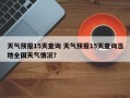 天气预报15天查询 天气预报15天查询当地全国天气情况？