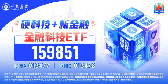 金融科技跳水下挫，同花顺领跌超12%，金融科技ETF（159851）下挫超3%，资金实时申购超2亿份